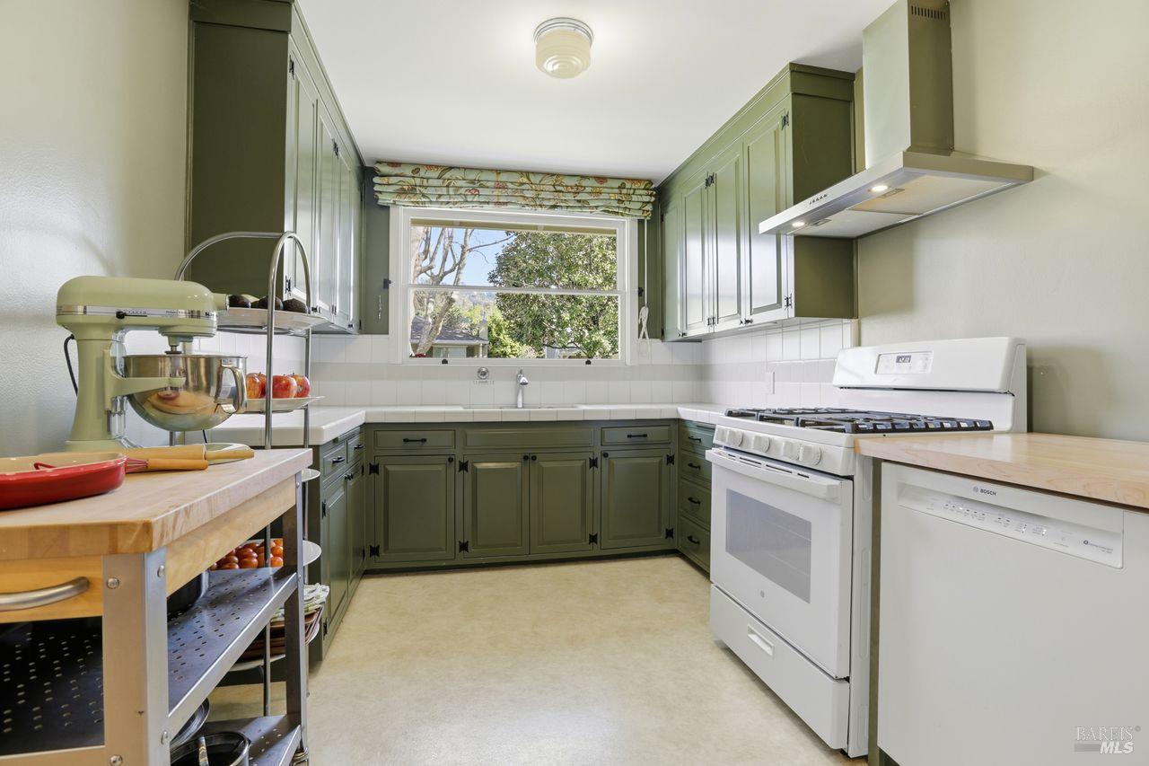 41 Bretano Way Greenbrae, CA 94904 - Photo 4 of 28 Updated kitchen with additional cabinets creating plenty of storage.