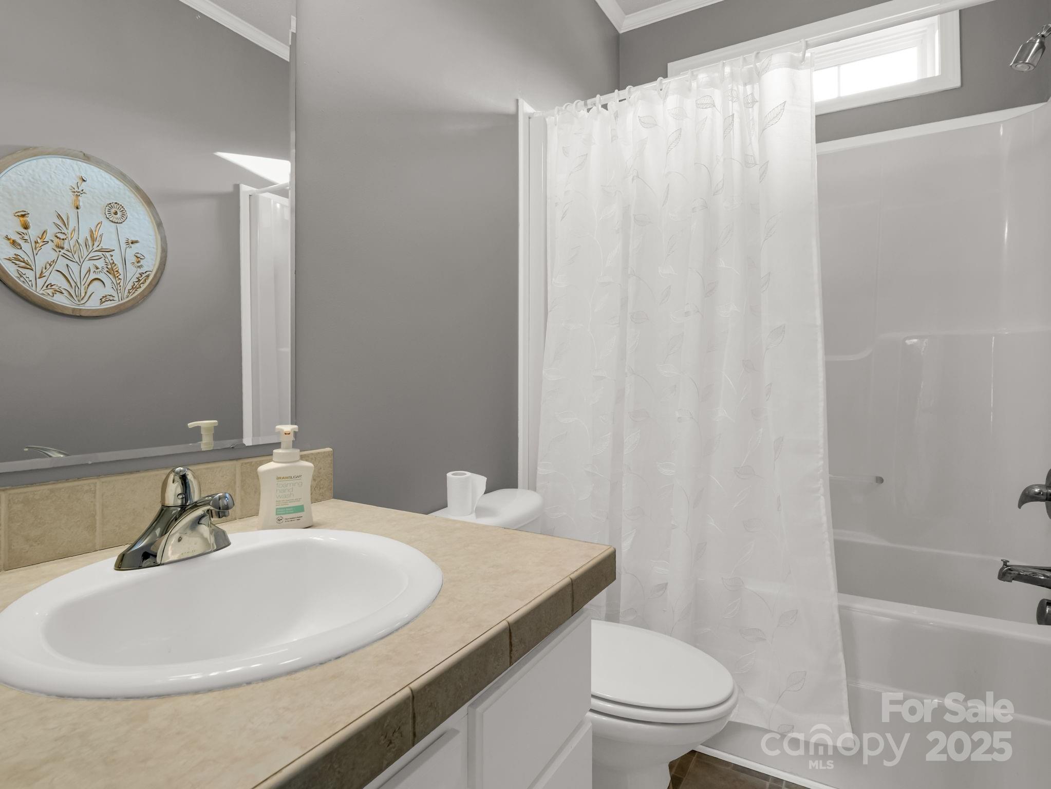 435 Brooks Road Bostic, NC 28018 - Photo 27 of 41 a bathroom with a toilet a sink and a bathtub