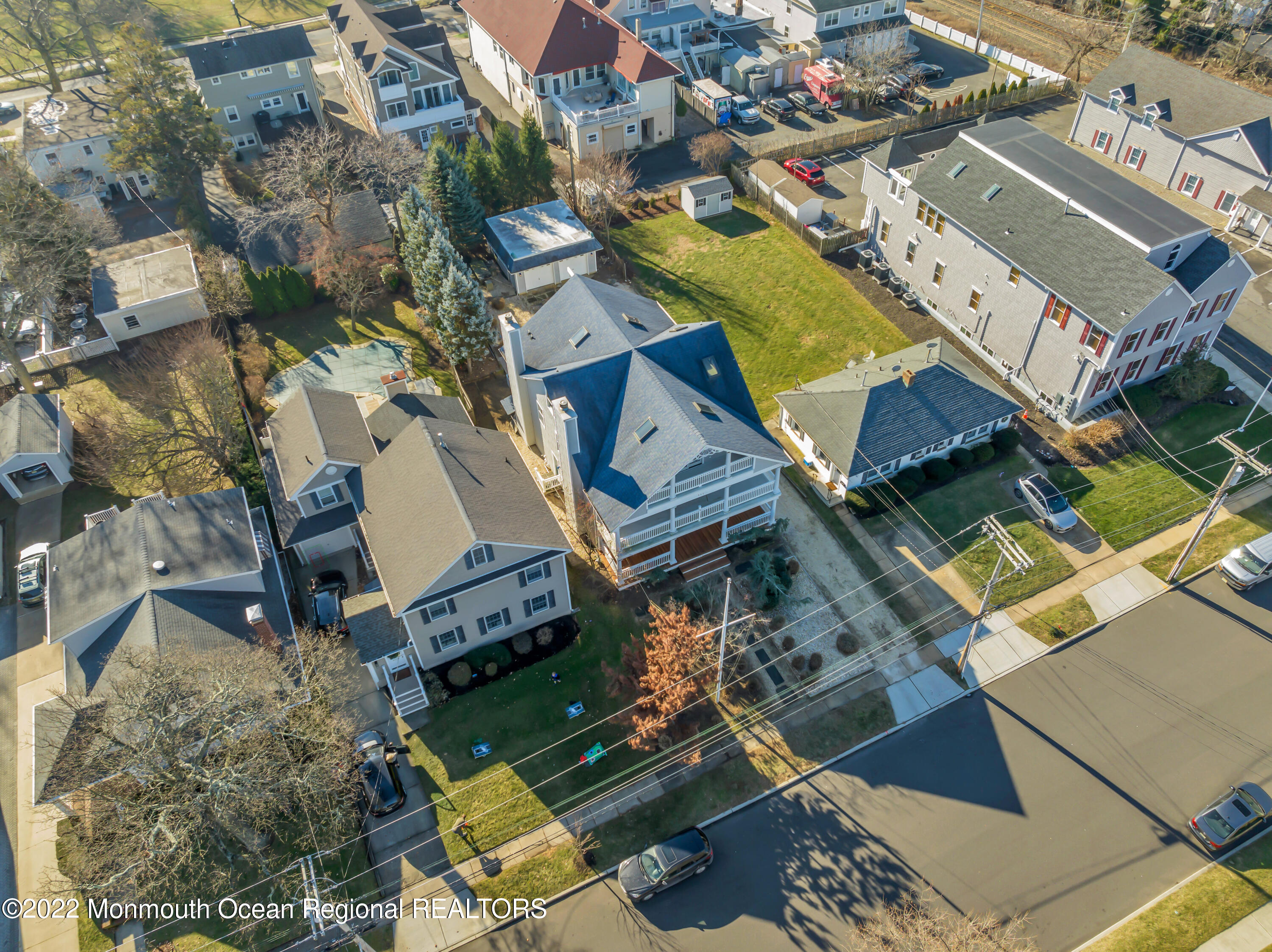 511 Passaic Avenue Spring Lake, NJ 07762 - Photo 18 of 105 an aerial view of a house with a swimming pool