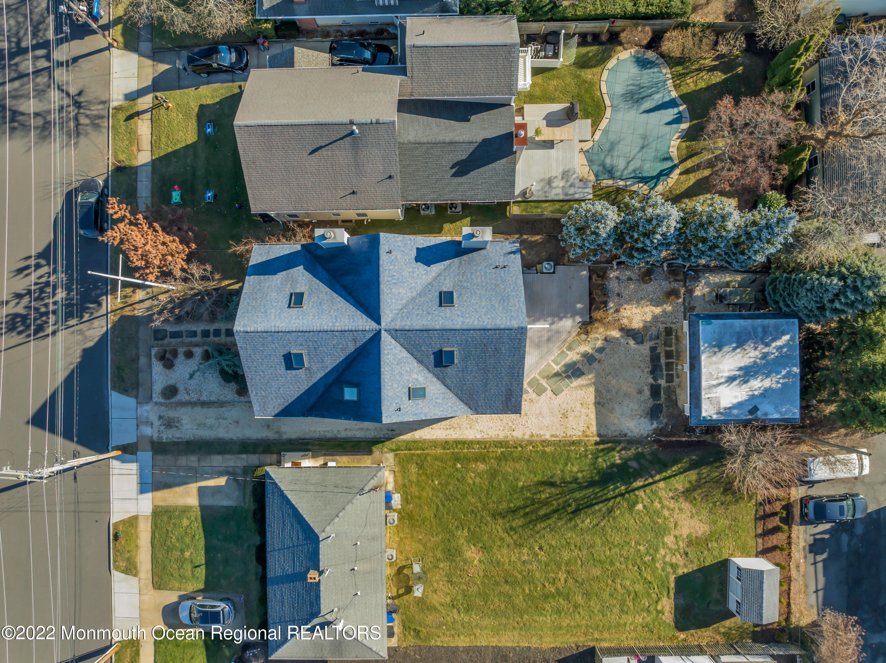 511 Passaic Avenue Spring Lake, NJ 07762 - Photo 78 of 105 an aerial view of a house with a swimming pool