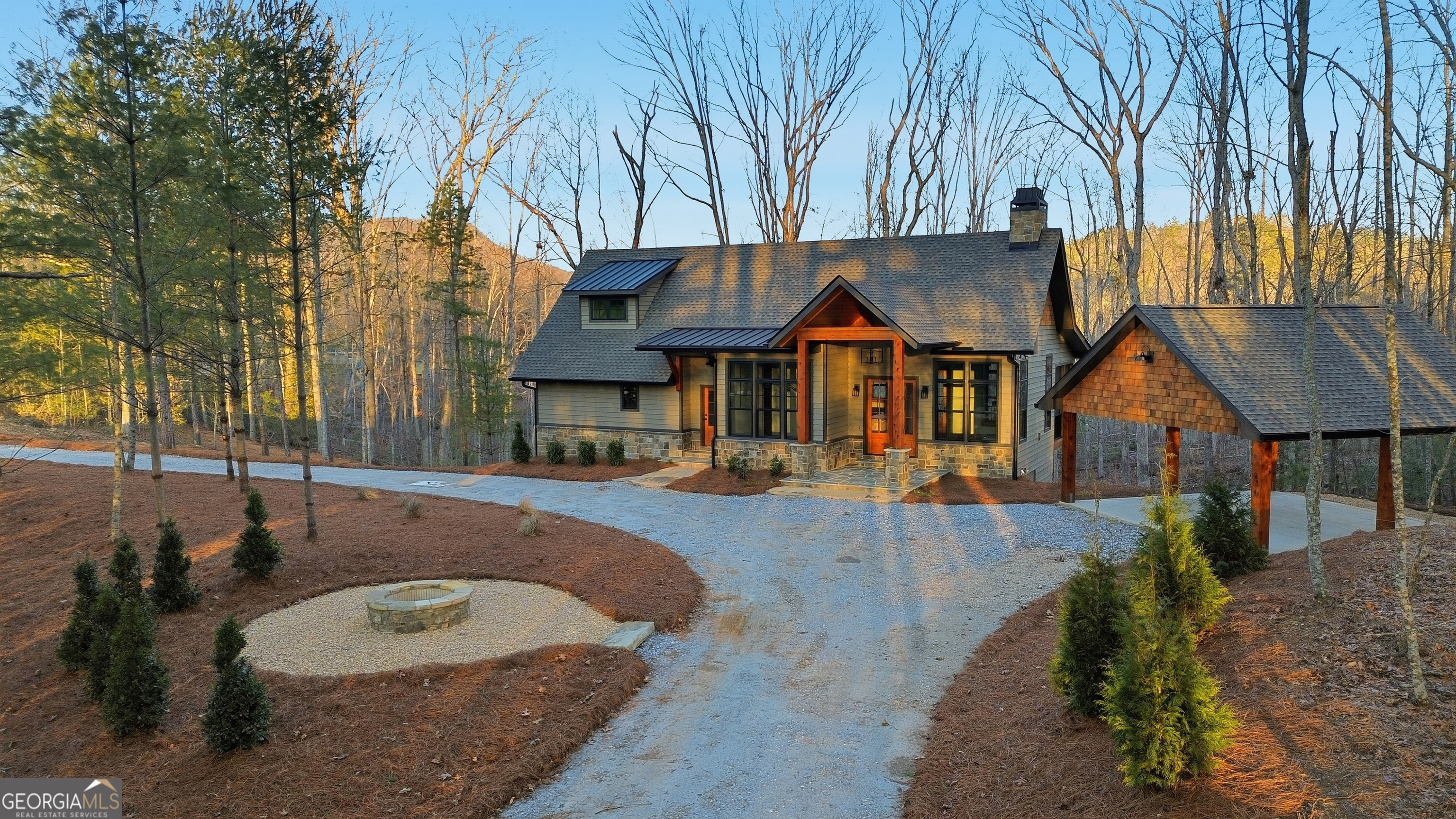 front view of a house with a sink and a yard
