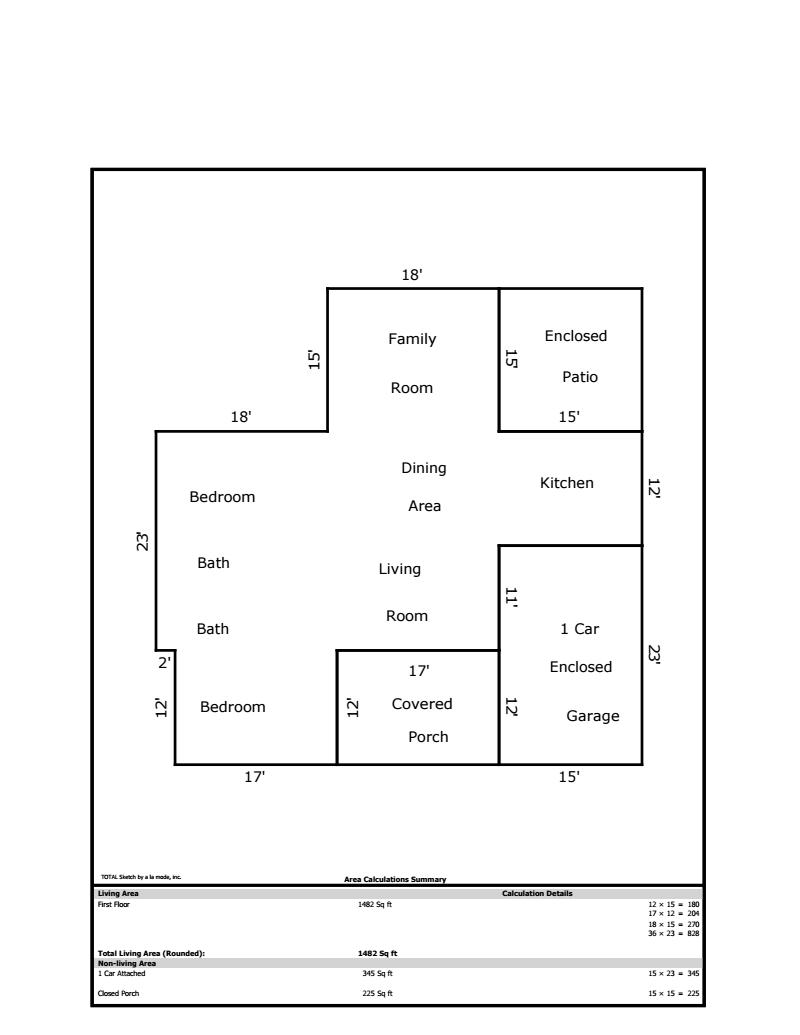 599 Northeast Spanish Court Boca Raton, FL 33432 - Photo 4 of 4 Floor Plan