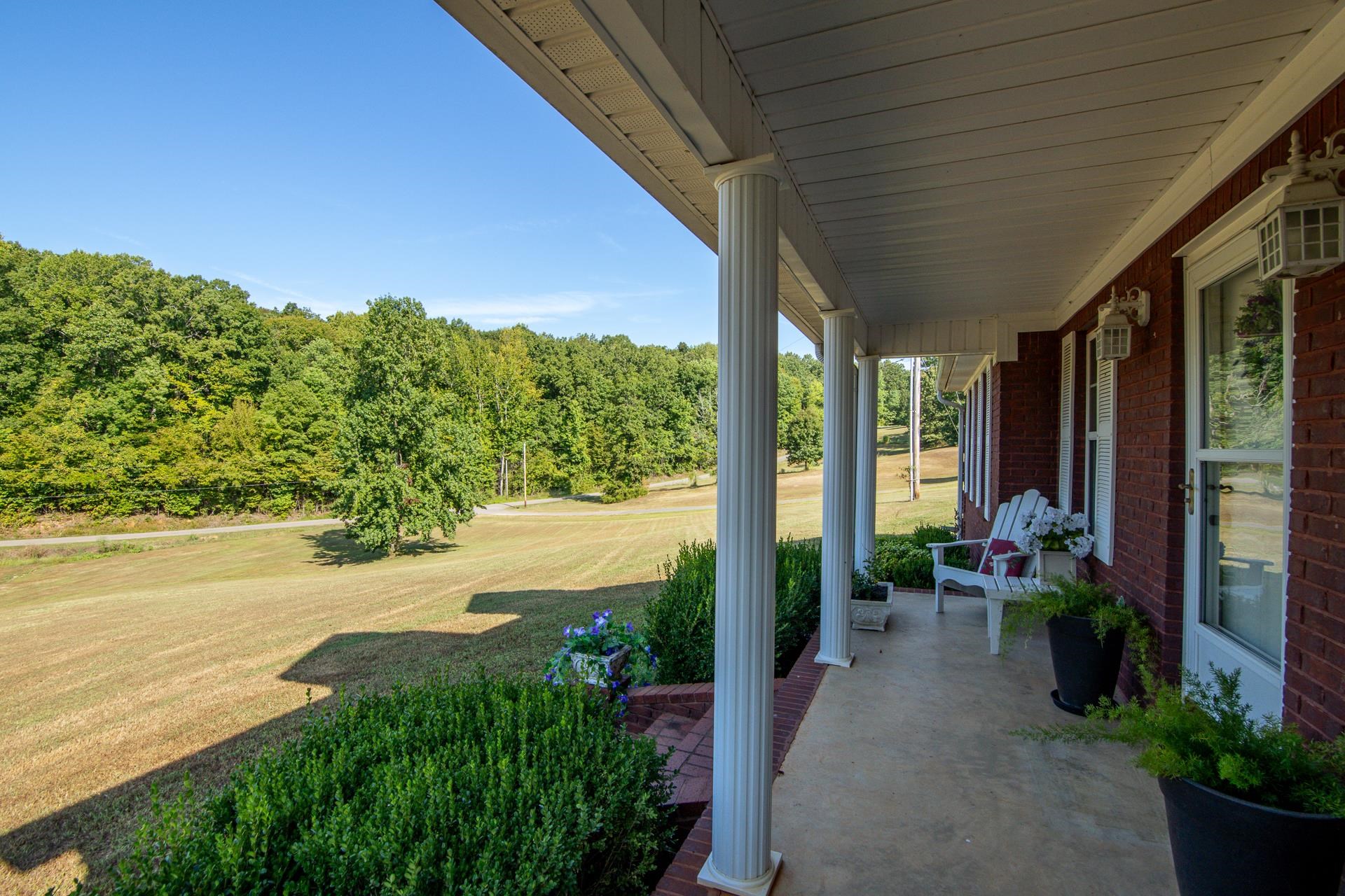880 Double Springs Loop Savannah, TN 38372 - Photo 22 of 40 a view of a patio with lawn chairs plants and large tree