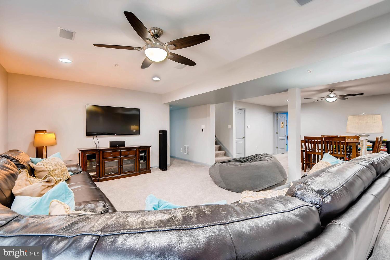 10521 Braddock Run Road Baltimore, MD 21220 - Photo 28 of 30 Family room w/surround sound and rear access