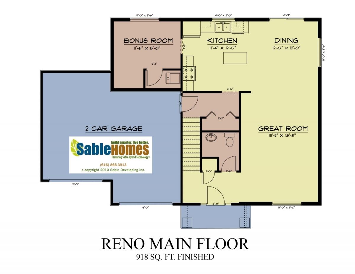 317 Dagget Road Sand Lake, MI 49343 - Photo 13 of 14 Reno-main-floor (1)