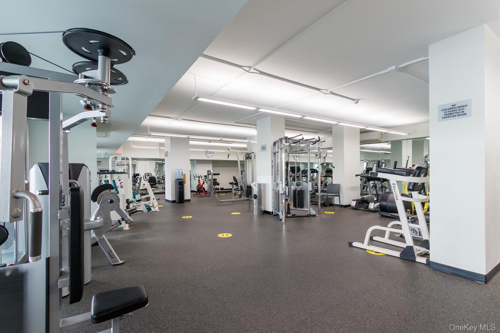 2500 Johnson Avenue, Unit 15P Bronx, NY 10463 - Photo 50 of 50 a view of a room with gym equipment