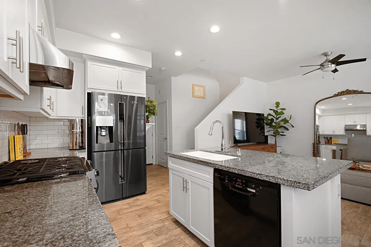 2036 Foxtrot Loop, Unit 4 Chula Vista, CA 91915 - Photo 19 of 33 a kitchen with a sink refrigerator and microwave