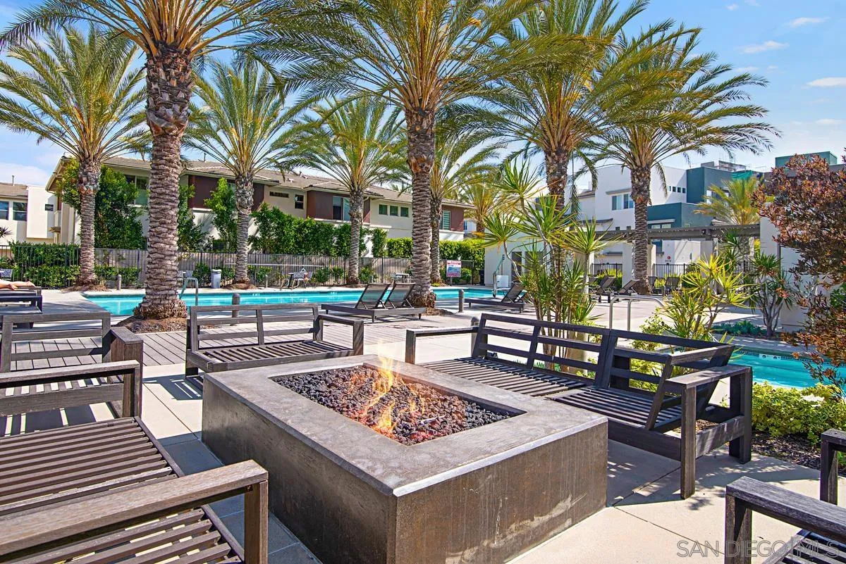 2036 Foxtrot Loop, Unit 4 Chula Vista, CA 91915 - Photo 27 of 33 a view of a backyard with sitting area