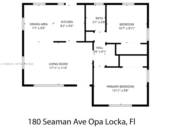 $425,000 | 180 Seaman Avenue, Opa-Locka, FL 33054