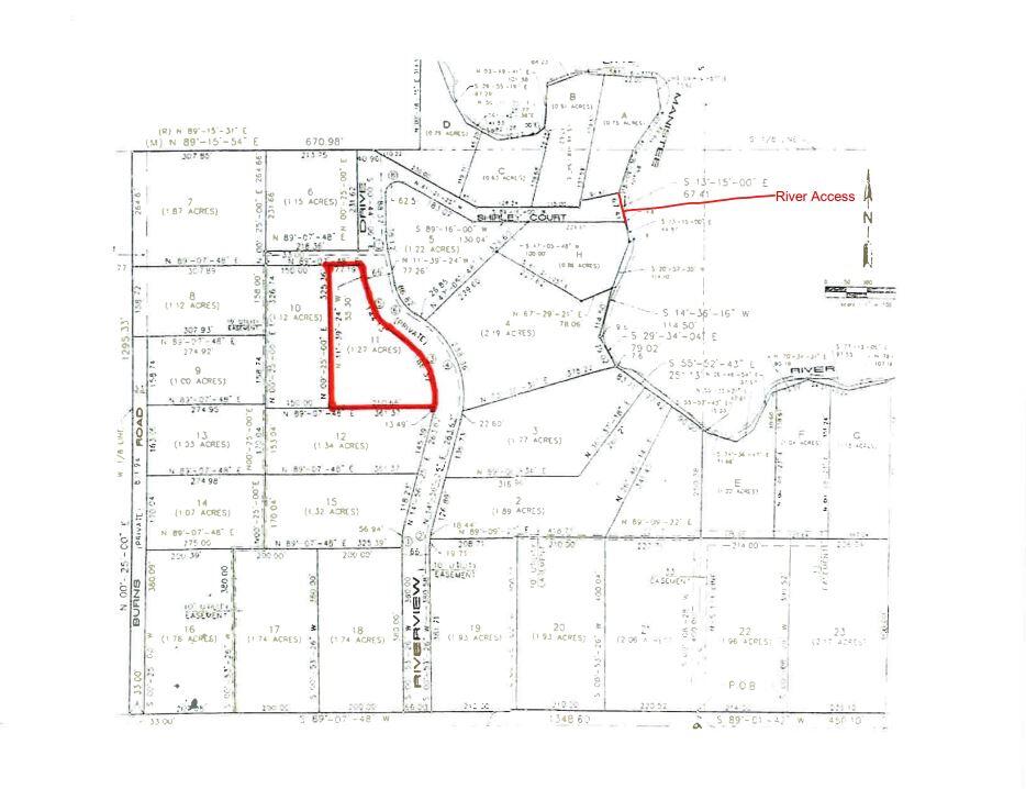 8161 Hunters Ridge Drive Irons, MI 49644 - Photo 37 of 37 Plat Map