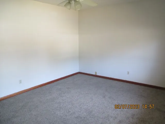 a view of empty room