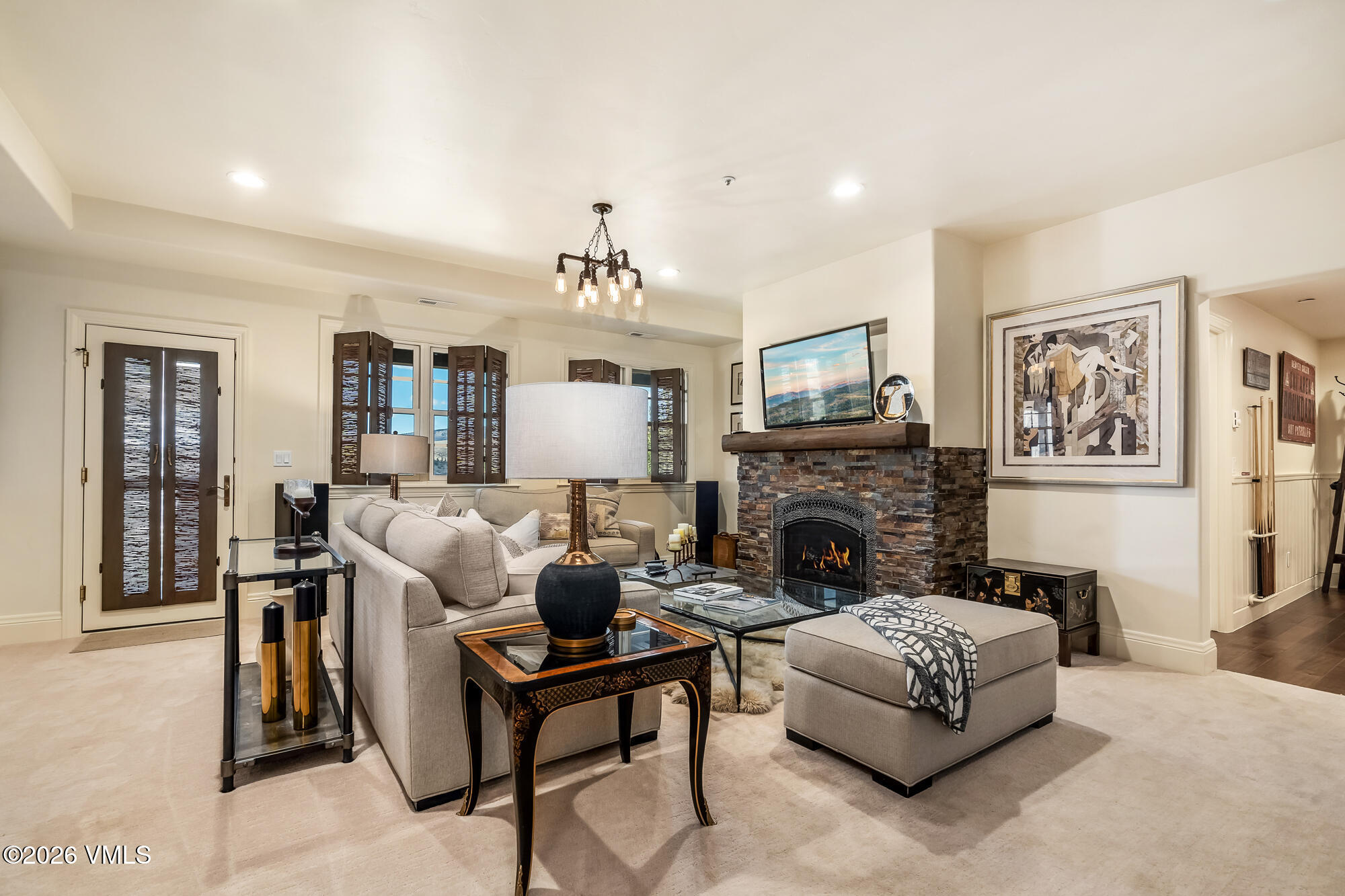 56 Fairway Lane Edwards, CO 81632 - Photo 5 of 54 Lower level living room