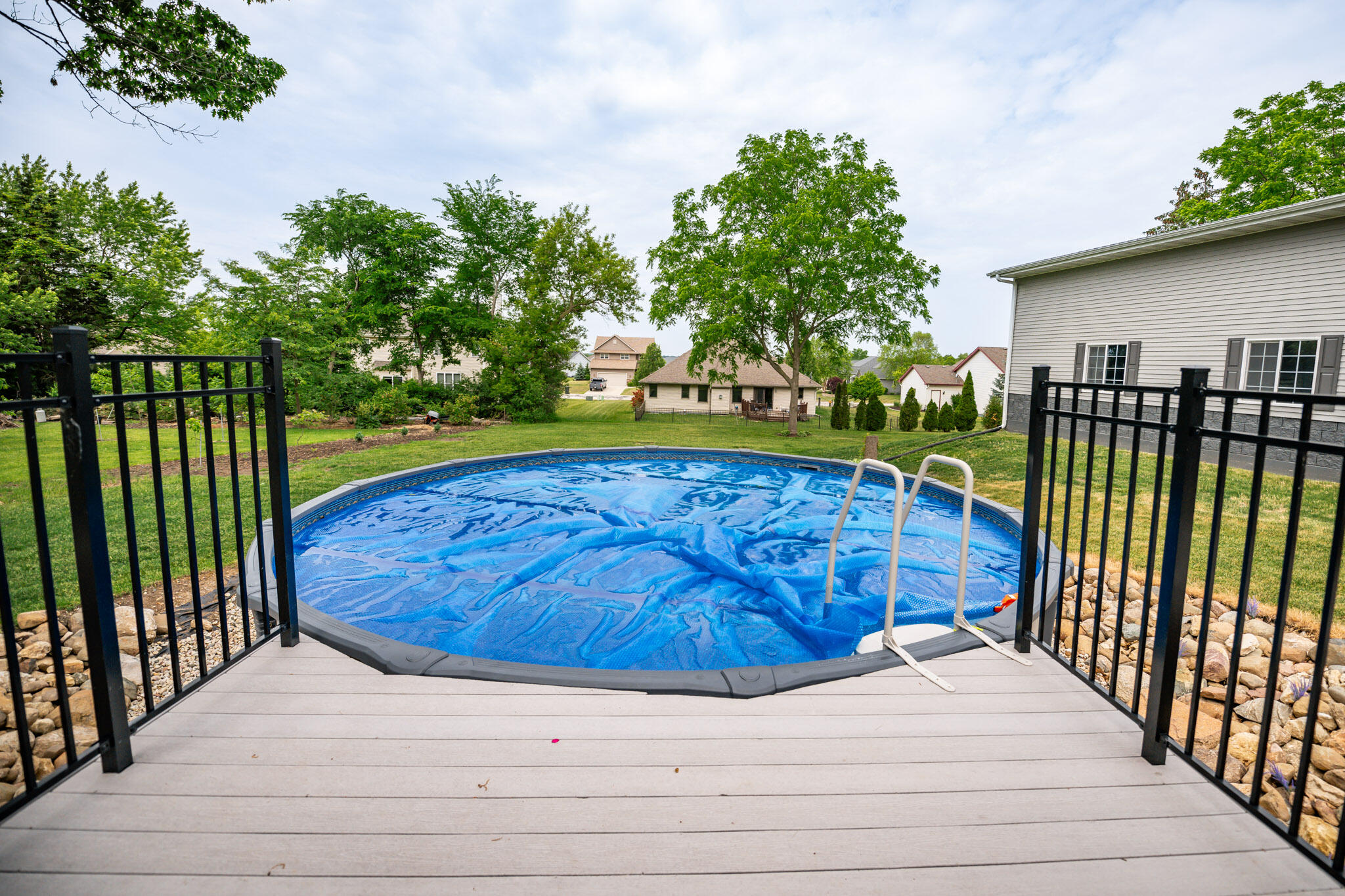 2126 North Emmertsen Road Mount Pleasant, WI 53406 - Photo 48 of 55 Heated pool!