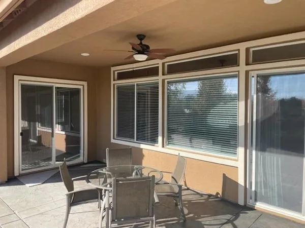 a view of balcony and patio