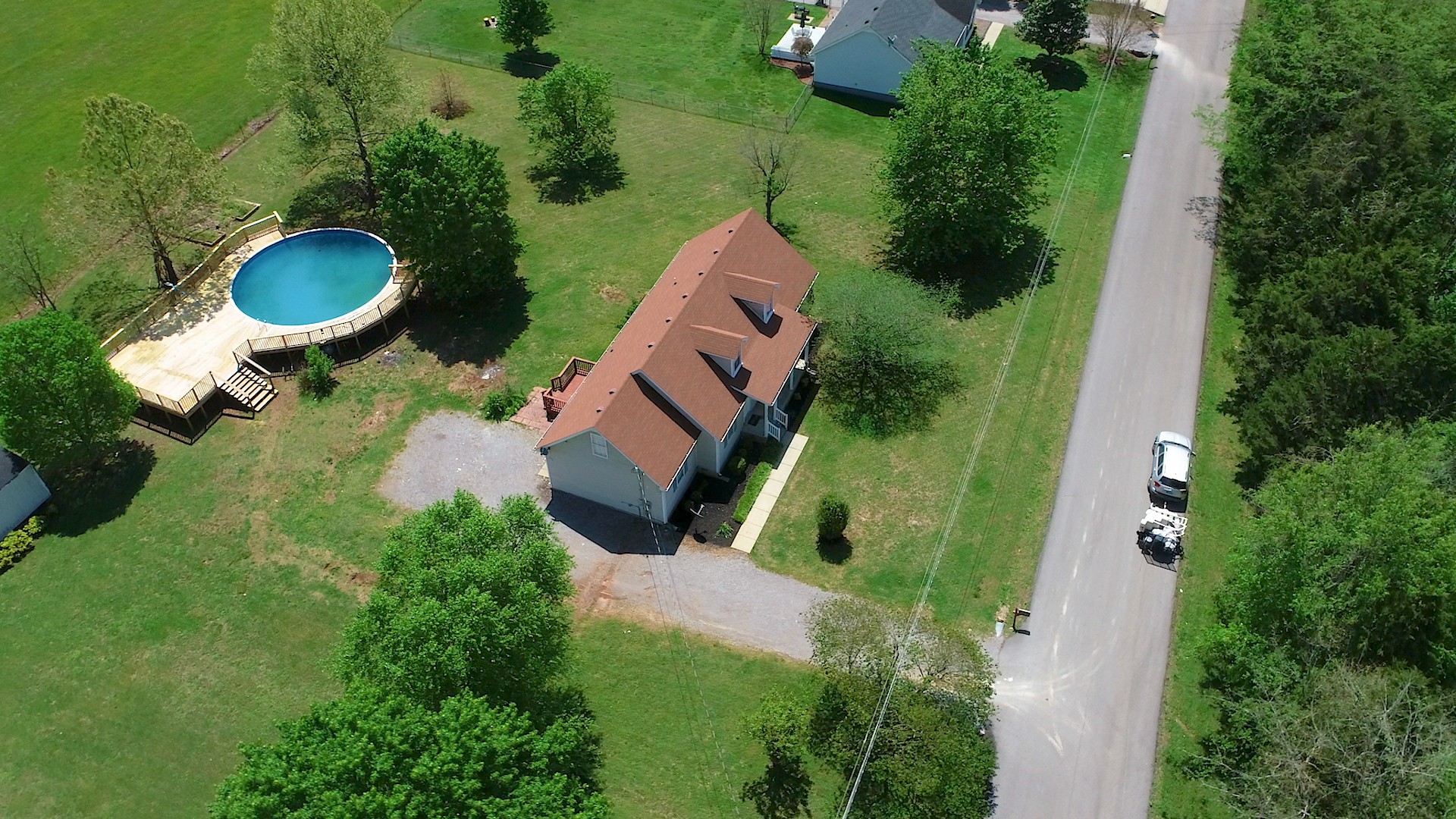 3718 Maple Lane Murfreesboro, TN 37129 - Photo 25 of 30 an aerial view of a house with outdoor space