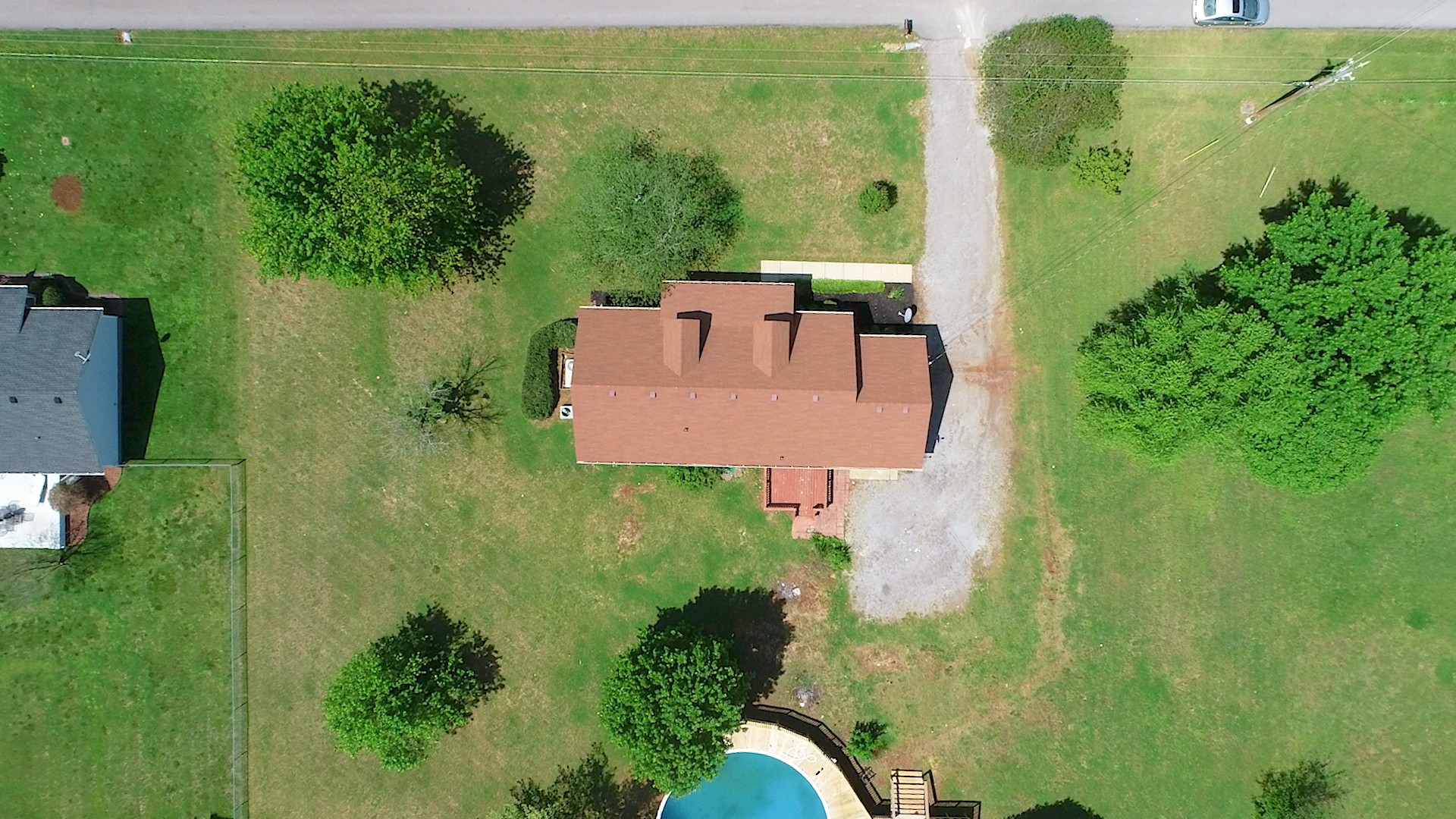 3718 Maple Lane Murfreesboro, TN 37129 - Photo 26 of 30 an aerial view of a residential houses with outdoor space and trees all around