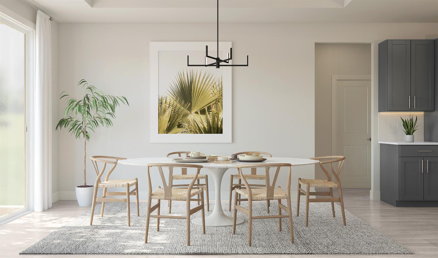 1817 Tanzanite Manteca, CA 95336 - Photo 4 of 15 a view of a dining room with furniture and a potted plant