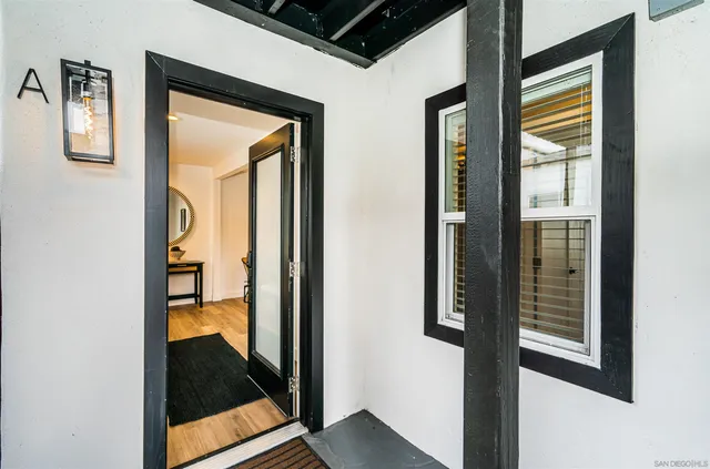 a view of an entryway