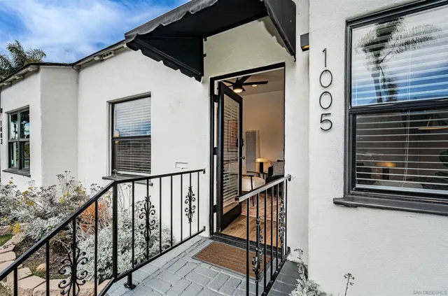 a view of a park with lots of trees