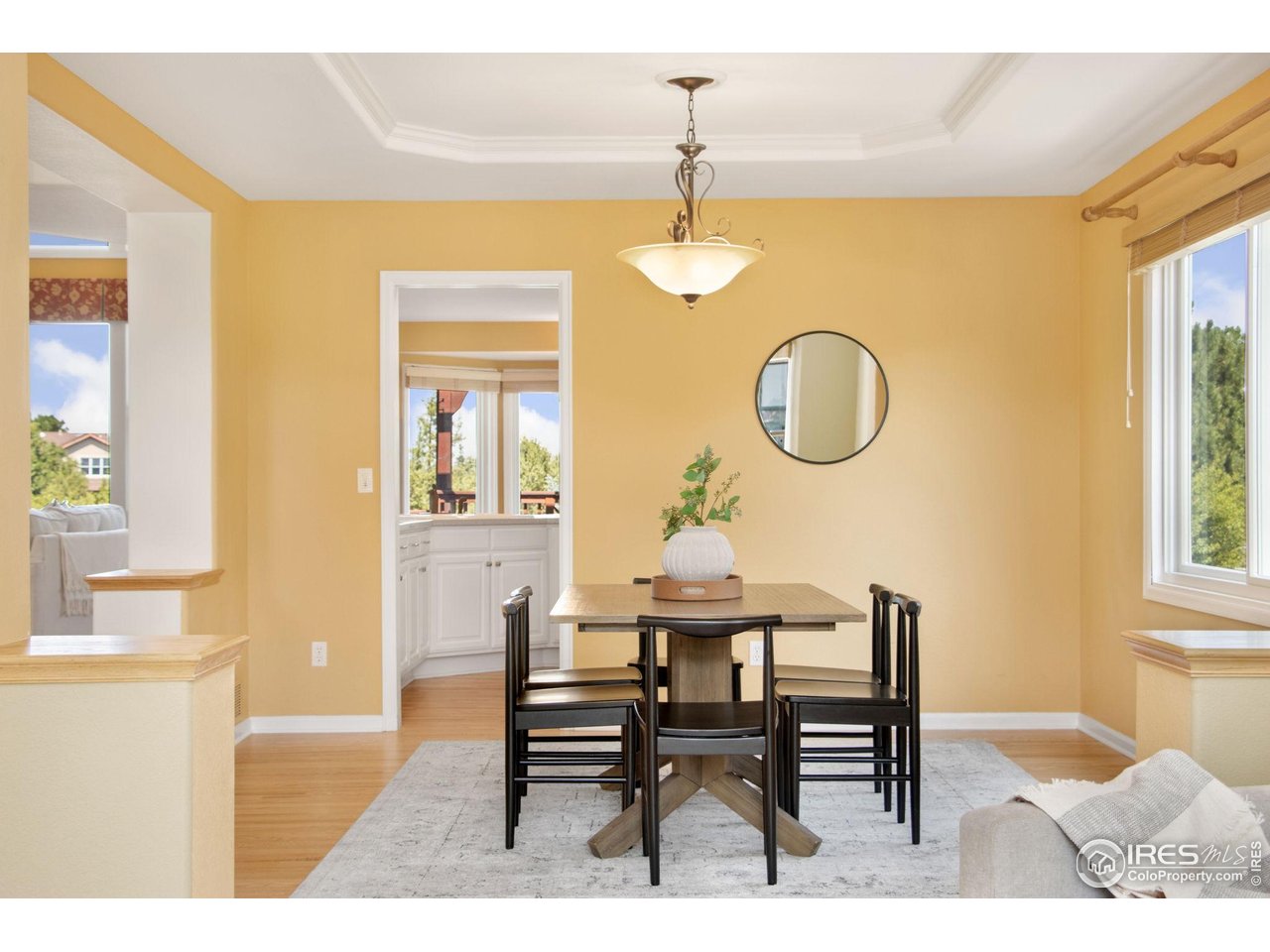 2758 Silver Fox Road Fort Collins, CO 80526 - Photo 5 of 39 Dining room with hardwood flooring