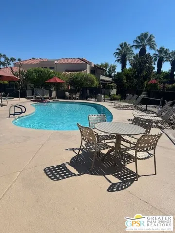a view of a lake with a mountain in the background
