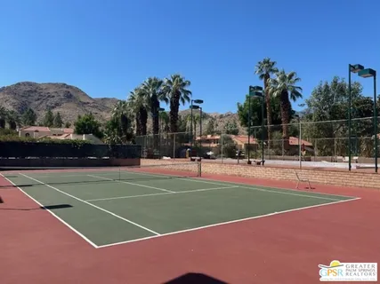 a view of a tennis court
