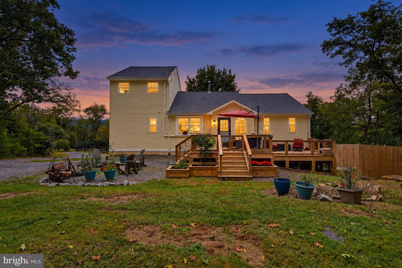 1238 Shepherds Mill Road Berryville, VA 22611 - Photo 45 of 54 Twilight, front of house