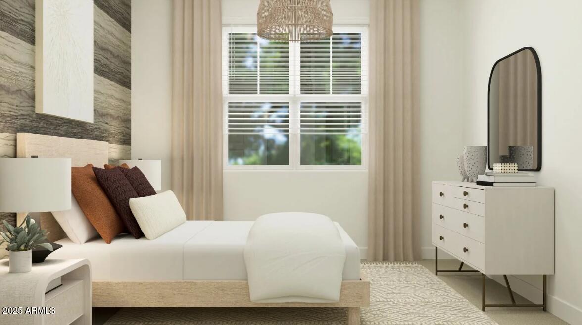 9646 West Flower Street Phoenix, AZ 85037 - Photo 12 of 25 a bedroom with a bed and a window