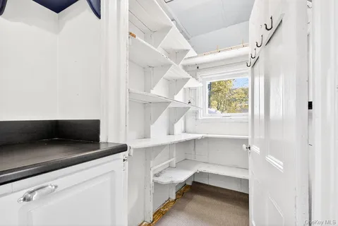 a view of storage and utility room