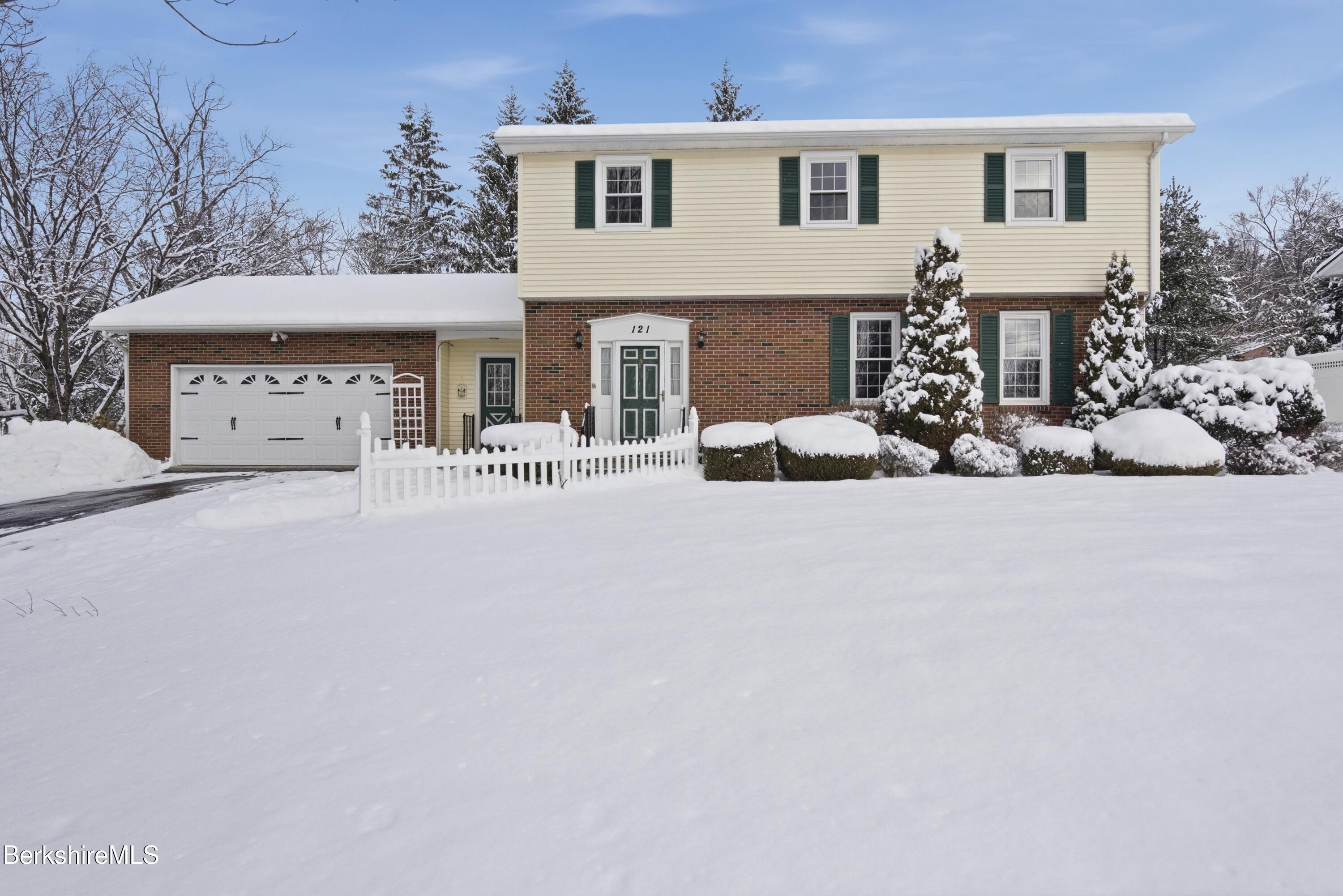 121 Kittredge Road Pittsfield, MA 01201 - Photo 3 of 38 a view of a house with a yard and garage