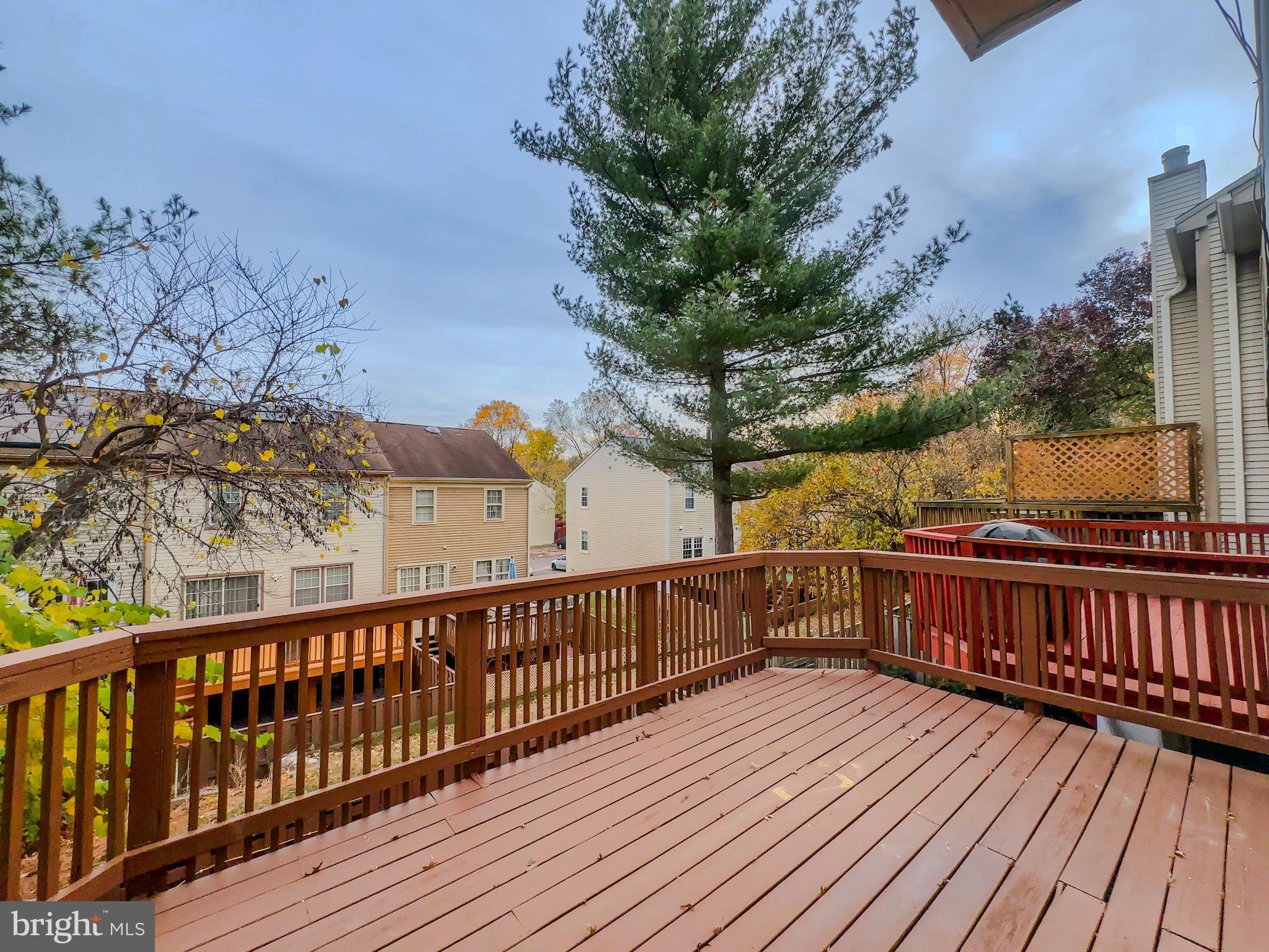 2863 Strauss Terrace Silver Spring, MD 20904 - Photo 23 of 23 a view of balcony with wooden floor and fence