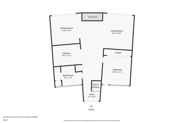 $289,000 | 872 Sierra Vista Drive, Unit 5, Twin Peaks, CA 92391