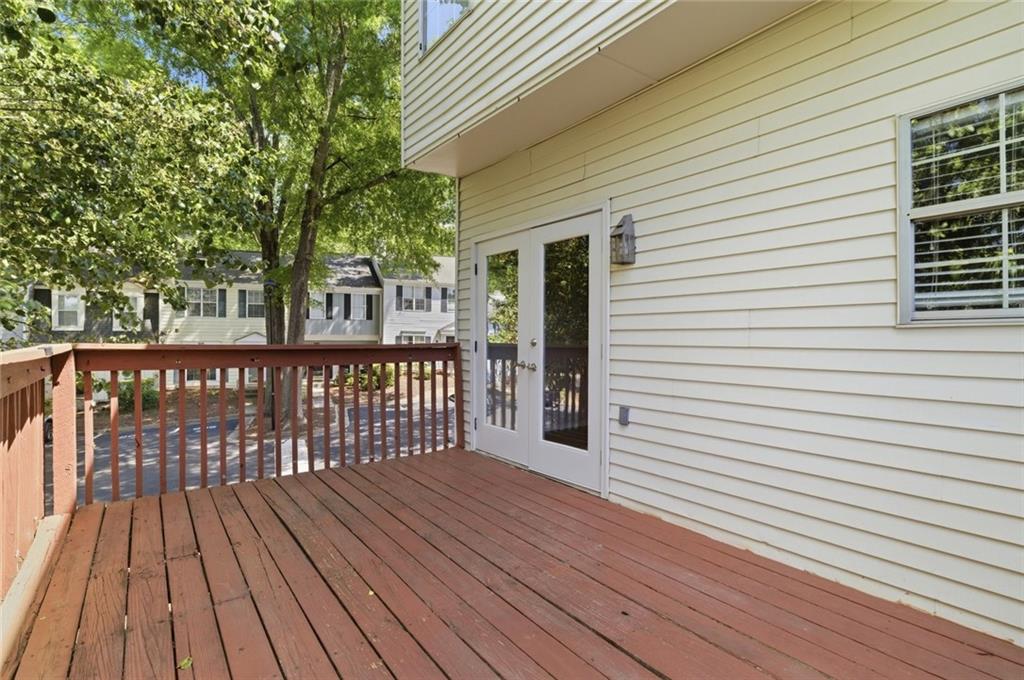 809 Wedgewood Way Atlanta, GA 30350 - Photo 24 of 27 a view of wooden deck