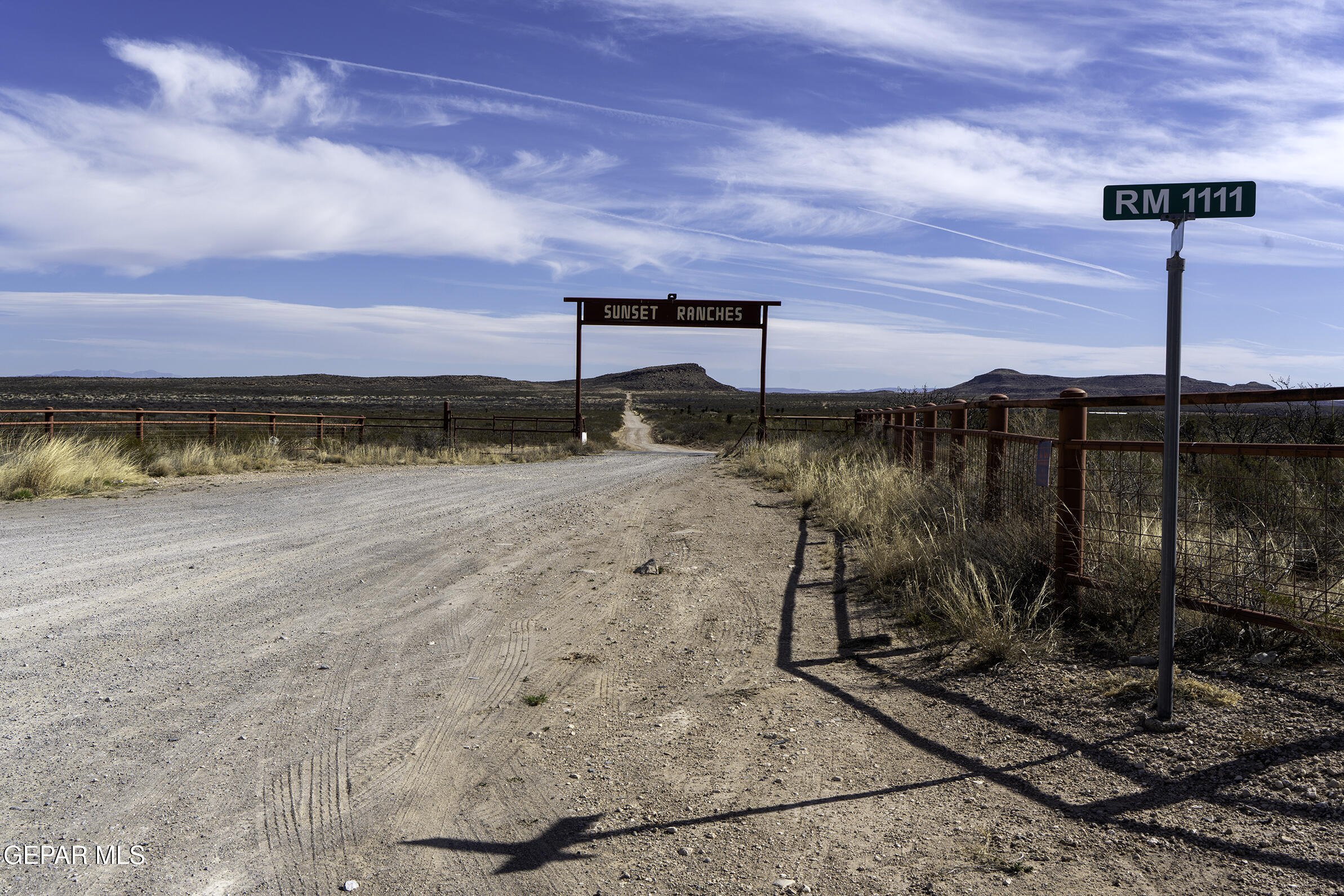 70596 Victoria Road Sierra Blanca, TX 79851 - Photo 1 of 6 a view of a terrace with a bench