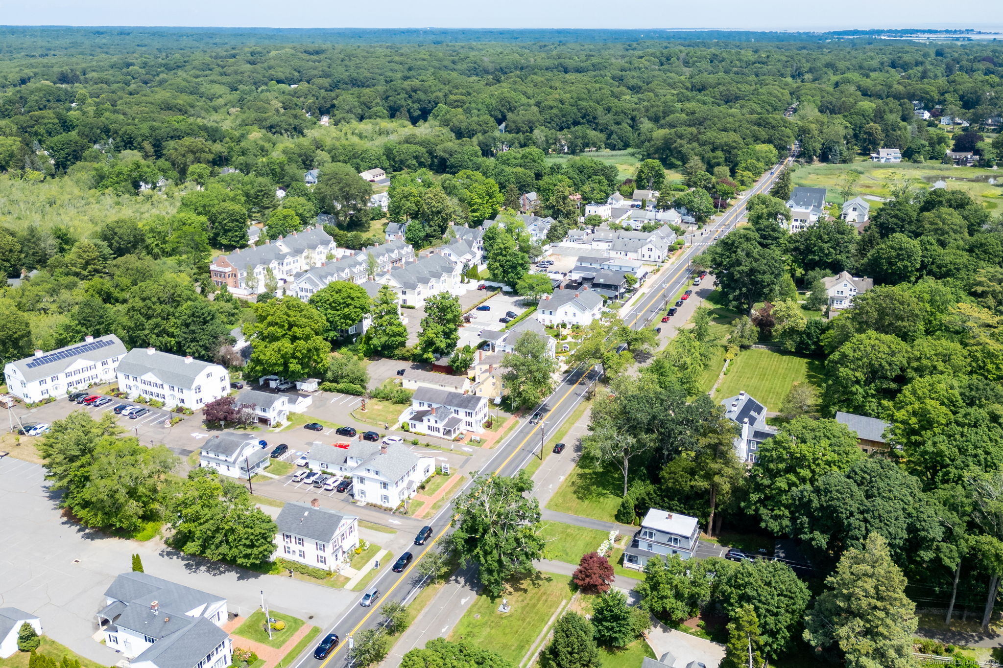 885 Boston Post Road Madison, CT 06443 - Photo 21 of 22 an aerial view of a city with lots of residential buildings