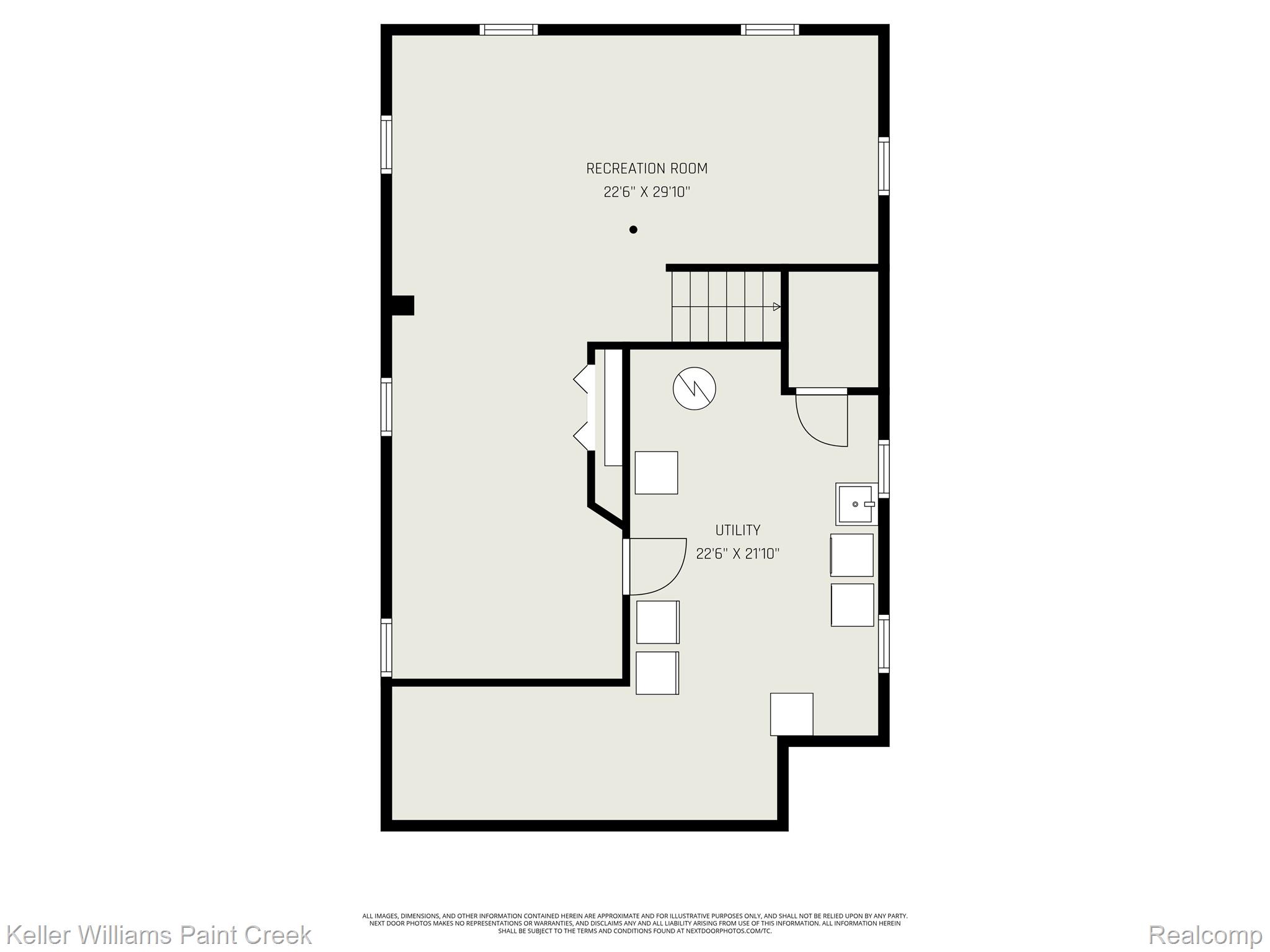 1404 West Eleven Mile Road Berkley, MI 48072 - Photo 20 of 20 Basement floor plan.