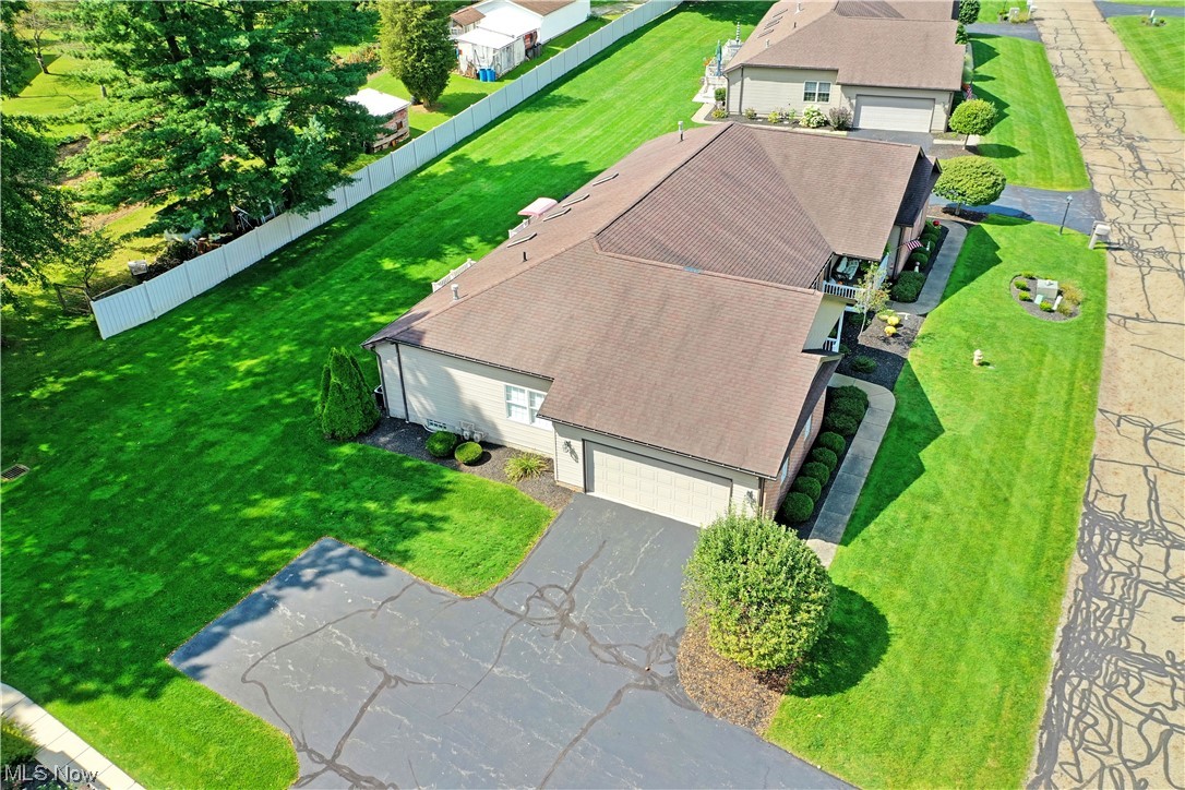 2033 East River Road, Unit 11 Newton Falls, OH 44444 - Photo 3 of 35 View of drone / aerial view