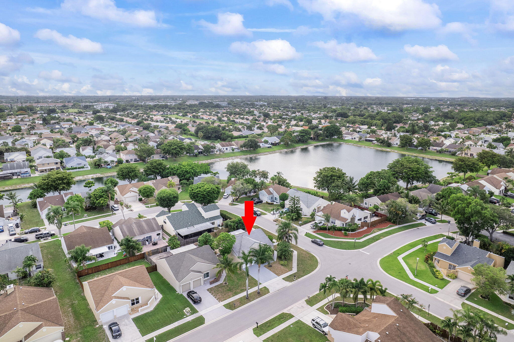 23157 Old Inlet Bridge Drive Boca Raton, FL 33433 - Photo 28 of 39 an aerial view of lake residential house with outdoor space and seating
