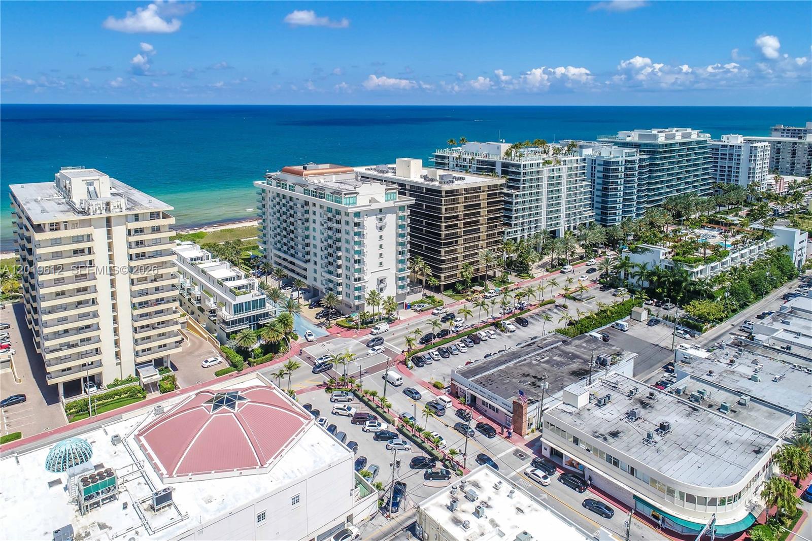 9499 Collins Avenue, Unit 705 Surfside, FL 33154 - Photo 28 of 29 a view of a balcony with an outdoor space and sitting space