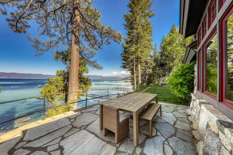 a view of a outdoor space with seating area