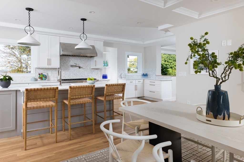 111 Jordan Road Brookline, MA 02446 - Photo 4 of 42 a open dining room with furniture and window