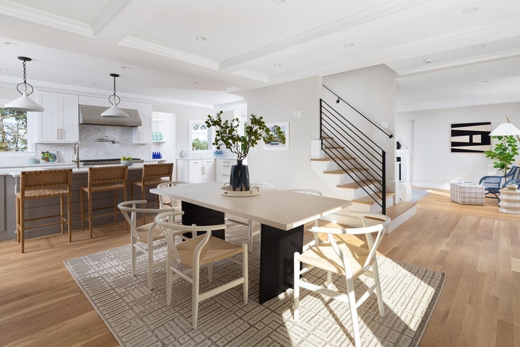 111 Jordan Road Brookline, MA 02446 - Photo 8 of 42 a view of a dining room with furniture