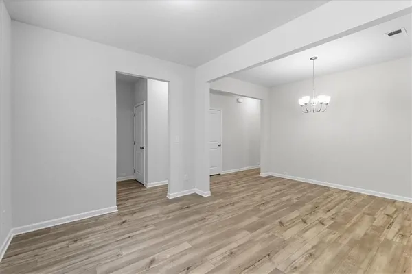 wooden floor in an empty room