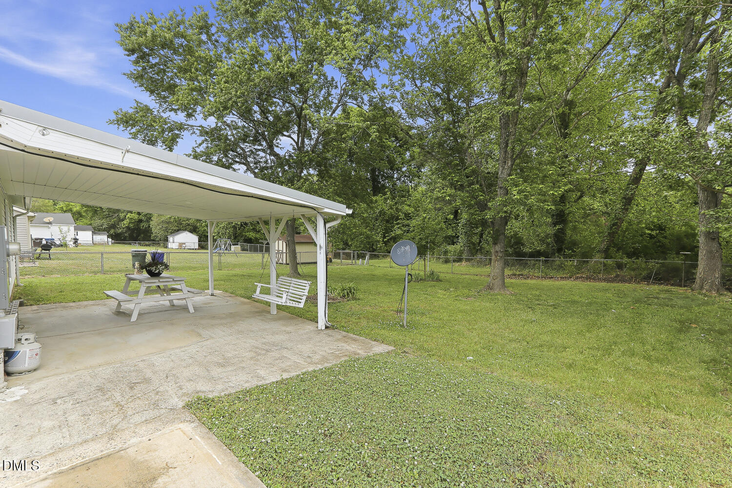 4904 Fox Hunt Road Durham, NC 27712 - Photo 9 of 11 Covered Patio