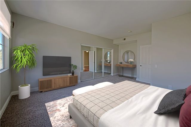 a workspace with furniture