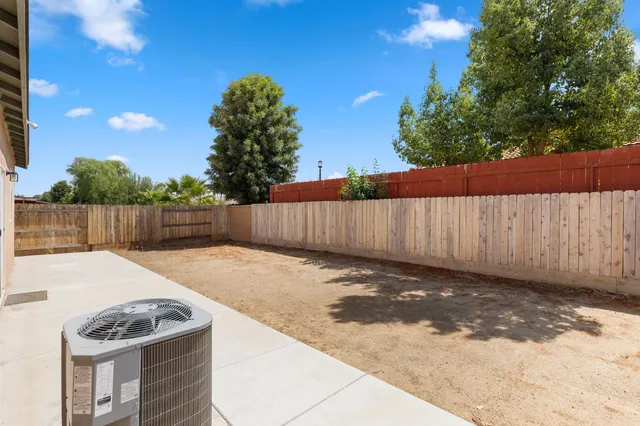 a backyard of a house