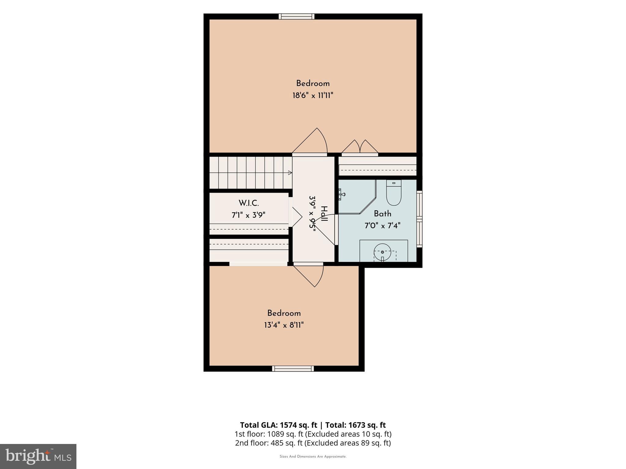 10 Granite Road Levittown, PA 19057 - Photo 26 of 27 Second Floor Plan