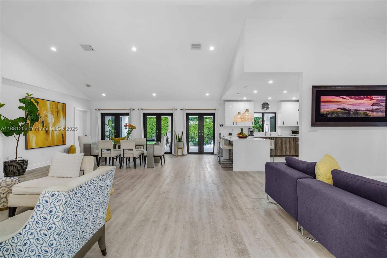340 Woodcrest Road Key Biscayne, FL 33149 - Photo 5 of 51 a living room with furniture and wooden floor
