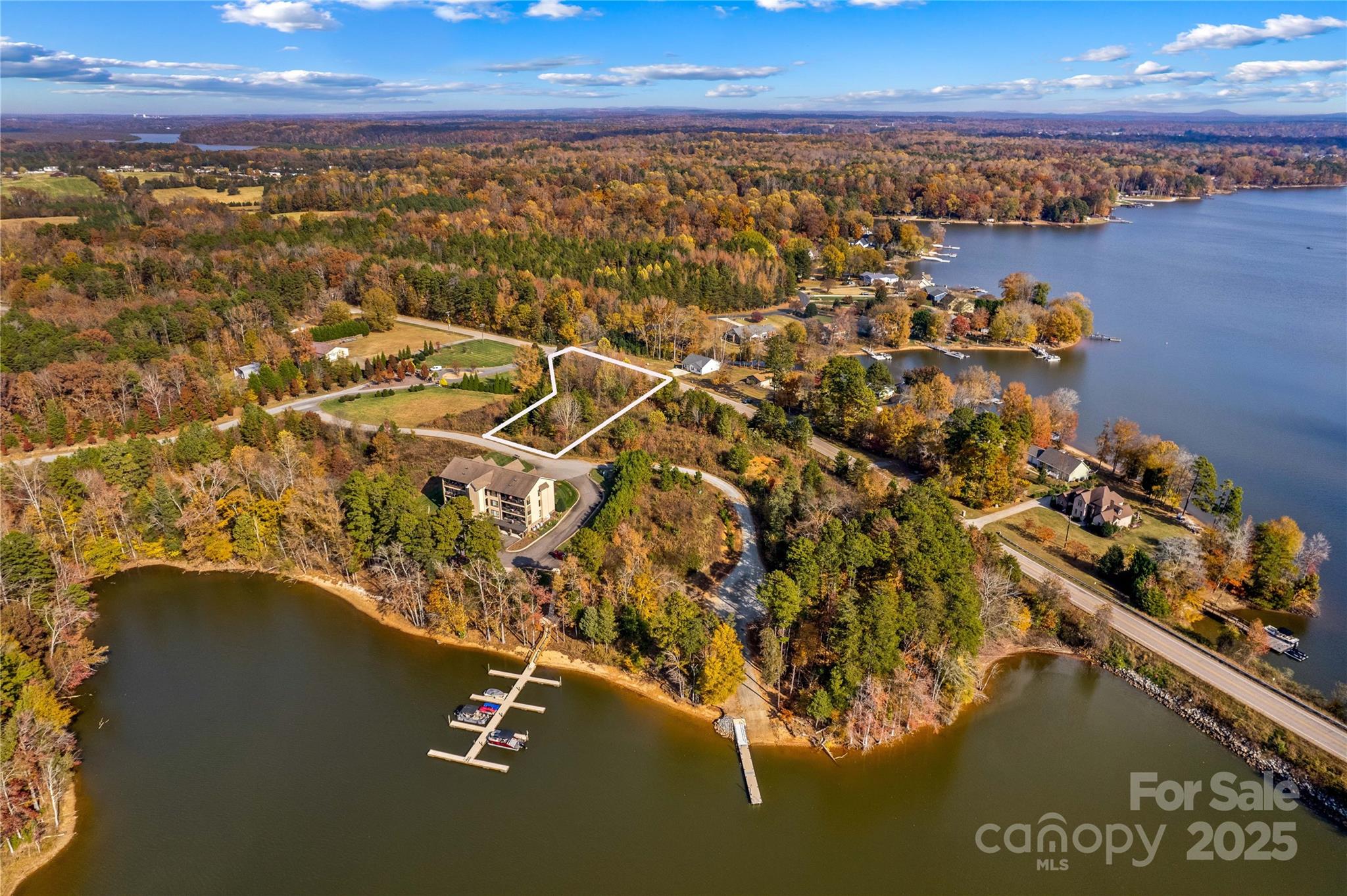 1975 Marina Pointe Road Salisbury, NC 28146 - Photo 4 of 14 an aerial view of residential building with ocean view