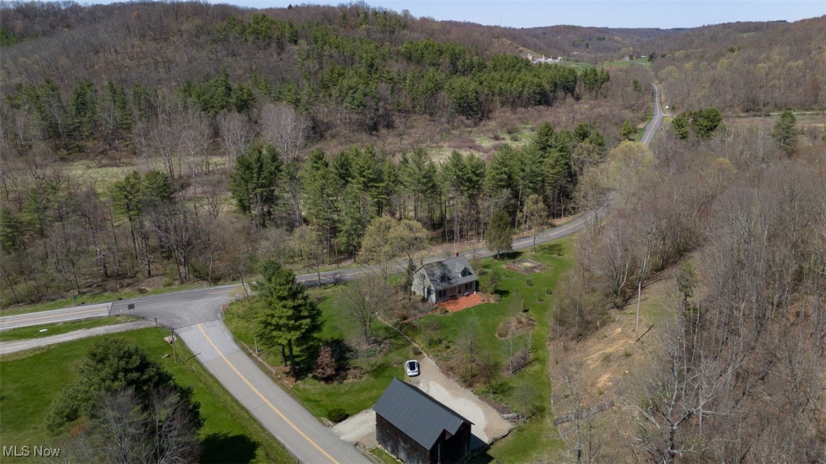 80725 Mallarnee Road Freeport, OH 43973 - Photo 2 of 29 Aerial overview of property's location with a forest